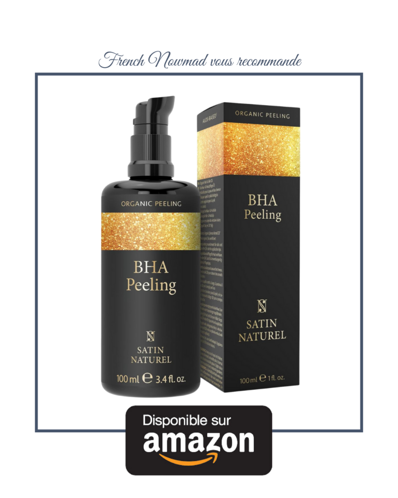 Acide Salicylique Exfoliant 100ml, Peeling Visage BHA à Base d' Aloe Vera pour Peau Sensible