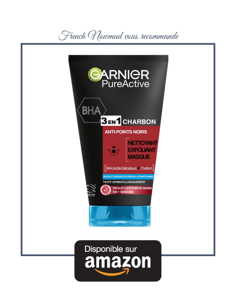 Garnier Pure Active au charbon et BHA