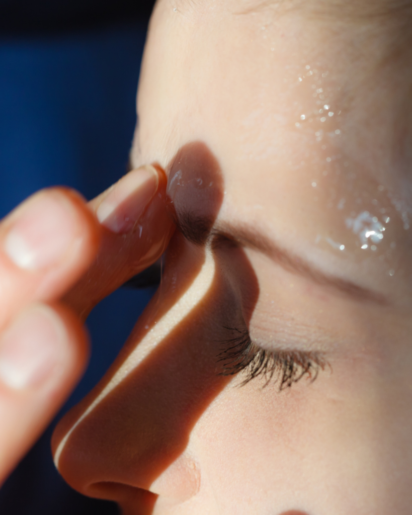 Les gels contiennent peu d'huile et beaucoup d'eau