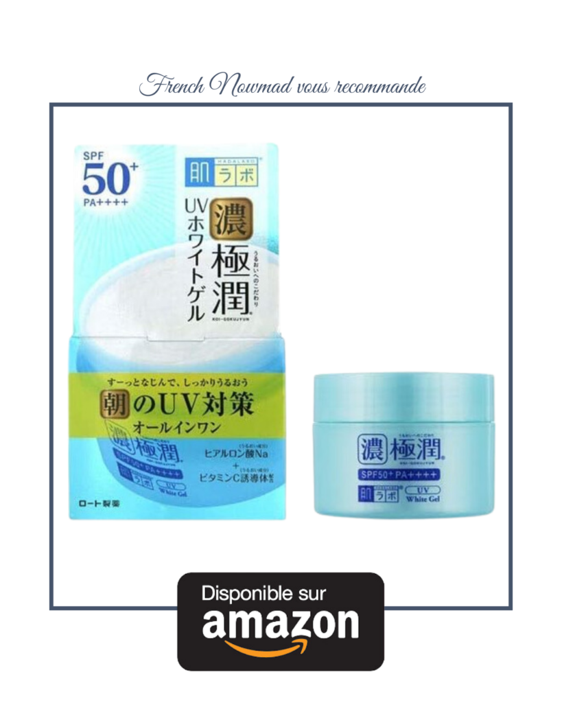 Hada labo, les maitres de l'écran solaire haute protection et haute hydratation.