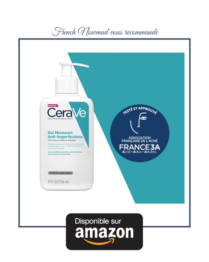 Cerave nettoyant peaux acnéiques
