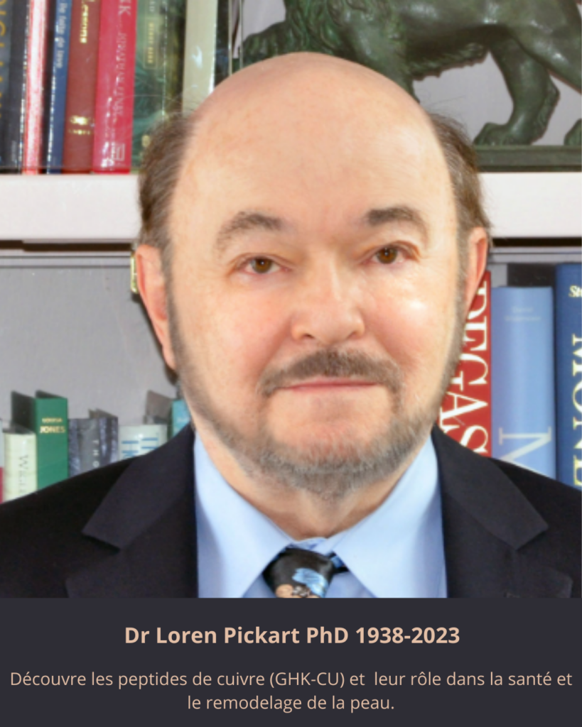 Dr Loren Pickart qui a découvert les peptides de cuivre.