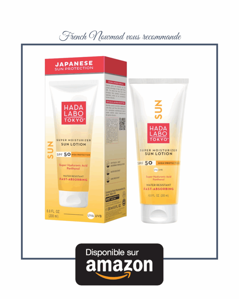Hada Labo une des meilleurs crémes solaire pour le corps
