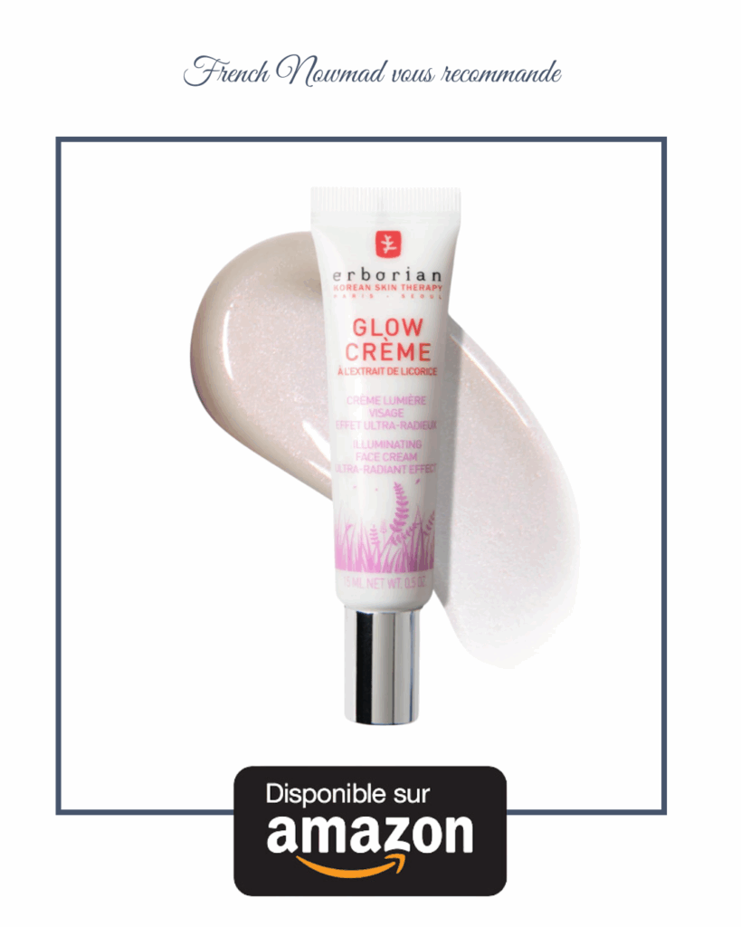 La base d'erborian pour un make up lilas glowy
