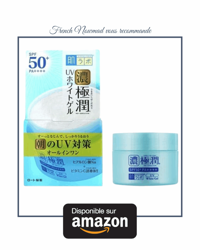 Hada Labo : SPF 50  écran solaire léger.